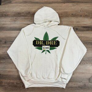 90s Vintage Dr. Dre The CHRONIC DEATH ROW Records Hoodie Sweatshirt Rap Shirt